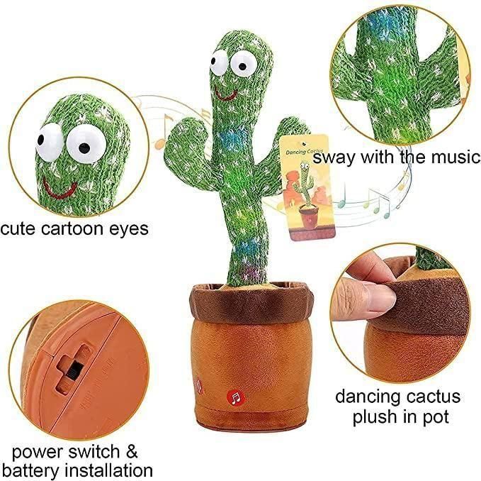 Musical Dancing Cactus Toy