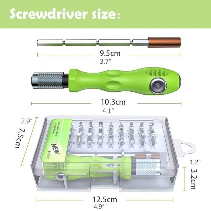 32 in 1 Interchangeable Multipurpose Magnetic Screwdriver