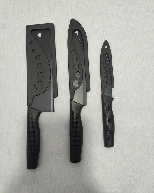 Steel Knife Set (3 Pc)