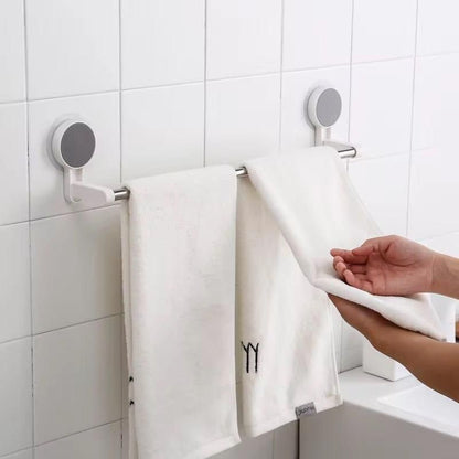 Stainless Steel Suctioned Towel Hanging Rack