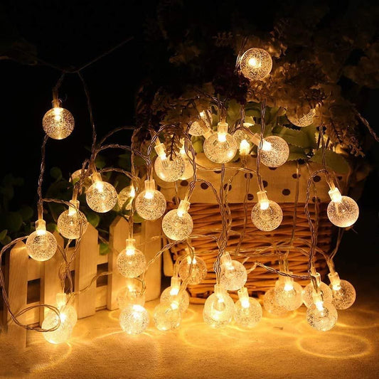 16 LED Crystal Balls String Light