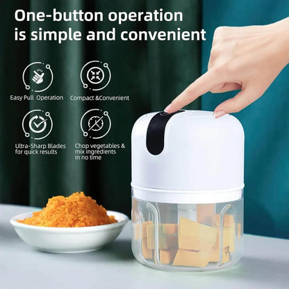 Rechargeable Mini Electric Vegetable Chopper