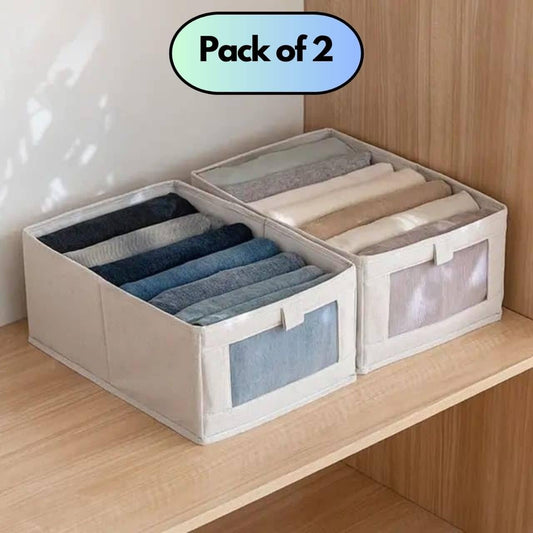 Storage Container with Clear Window Pack of 2