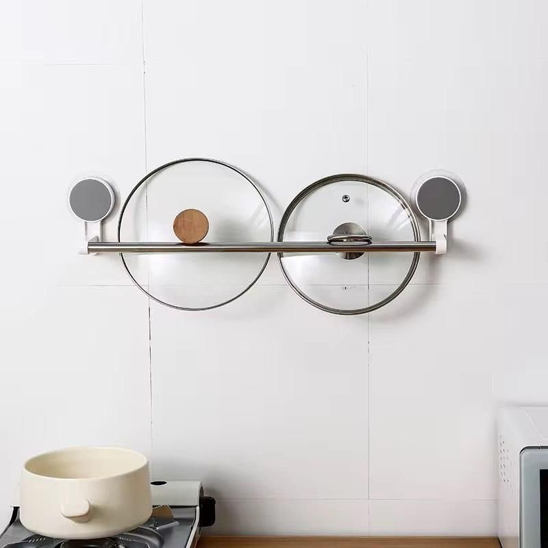 Stainless Steel Suctioned Towel Hanging Rack